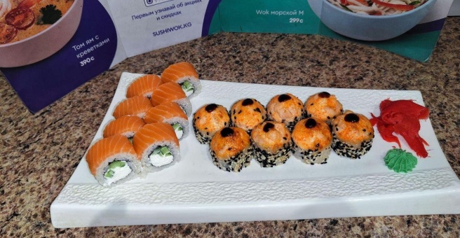 Фото номер 3 - Sushi wok, суши-бар - Бишкек, Кыргызстан