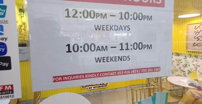 Фото номер 2 - AffordaCup, restaurant  - Dubai, UAE