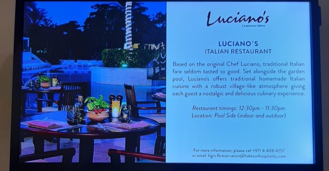 Фото номер 2 - Luciano's, restaurant - Dubai, UAE