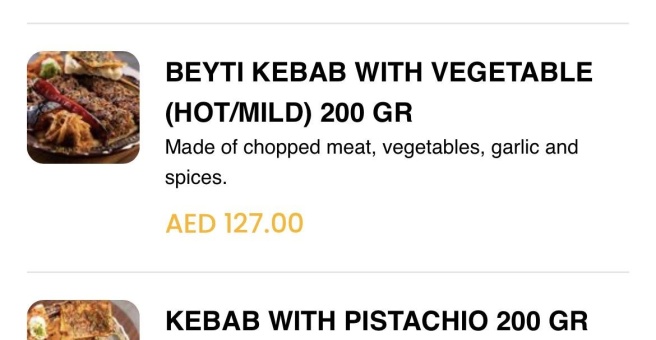 Фото номер 3 - Sirali Kebap, restaurant - Dubai, UAE