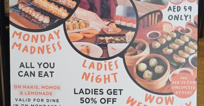 Фото номер 1 - Momo & Sushi, restaurant - Dubai, UAE