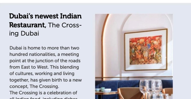 Фото номер 4 - The Crossing, indian restaurant - Dubai, UAE